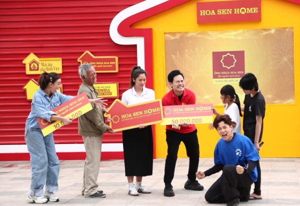 Hệ thống Siêu thị VLXD và Nội thất Hoa Sen Home đồng hành tài trợ xuyên suốt chương trình Mái ấm gia đình Việt nhiều năm qua.